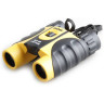 Бинокль VEBER WATERPROOF 8x25 черный/желтый