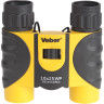 Бинокль VEBER WP 10x25 черный/желтый