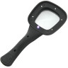 Лупа VEBER 600558 с ручкой и подсветкой, 3x, 52x52 мм