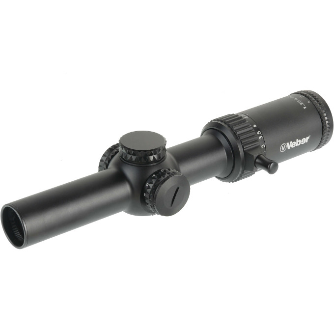 Прицел оптический VEBER WOLF 1.25-4.5х26 IR FD07 Загонник